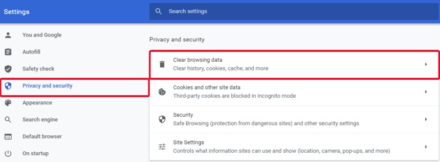 Chrome privacy and security