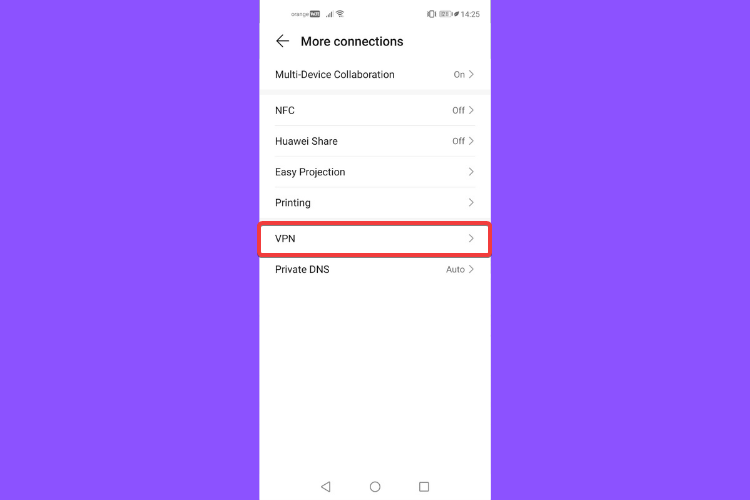 Huawei shows More connections VPN