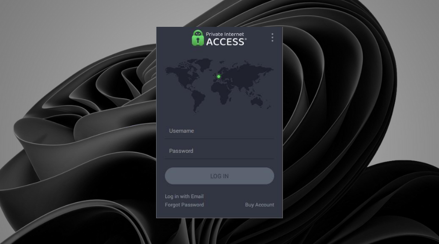 PIA vpn login