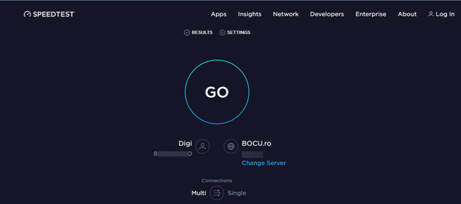 Speedtest by Ookla GO