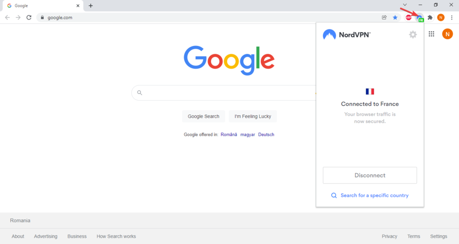 nordvpn browser extension
