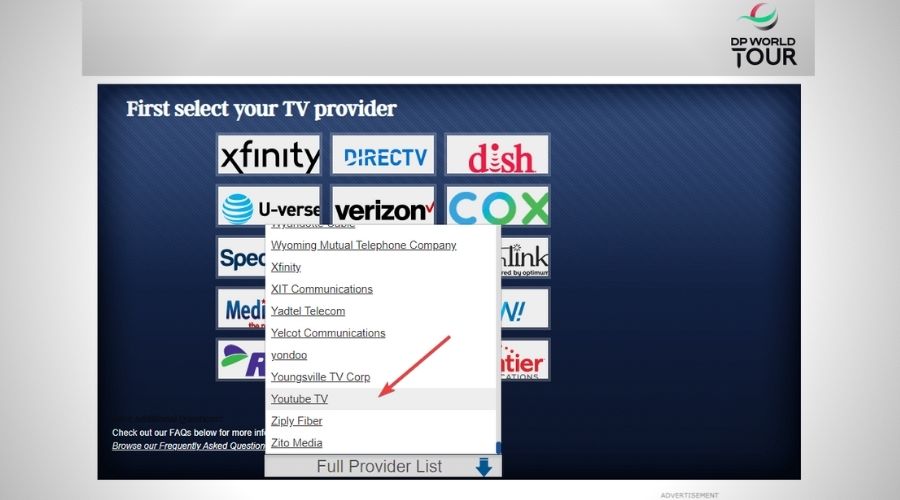 choosing golf channel provider