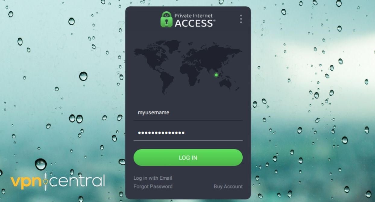 pia login desktop app