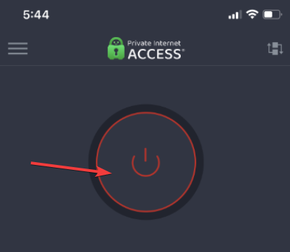 private internet access not working on iphone