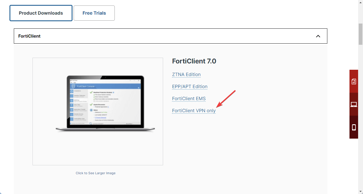 download forticlient vpn online installer