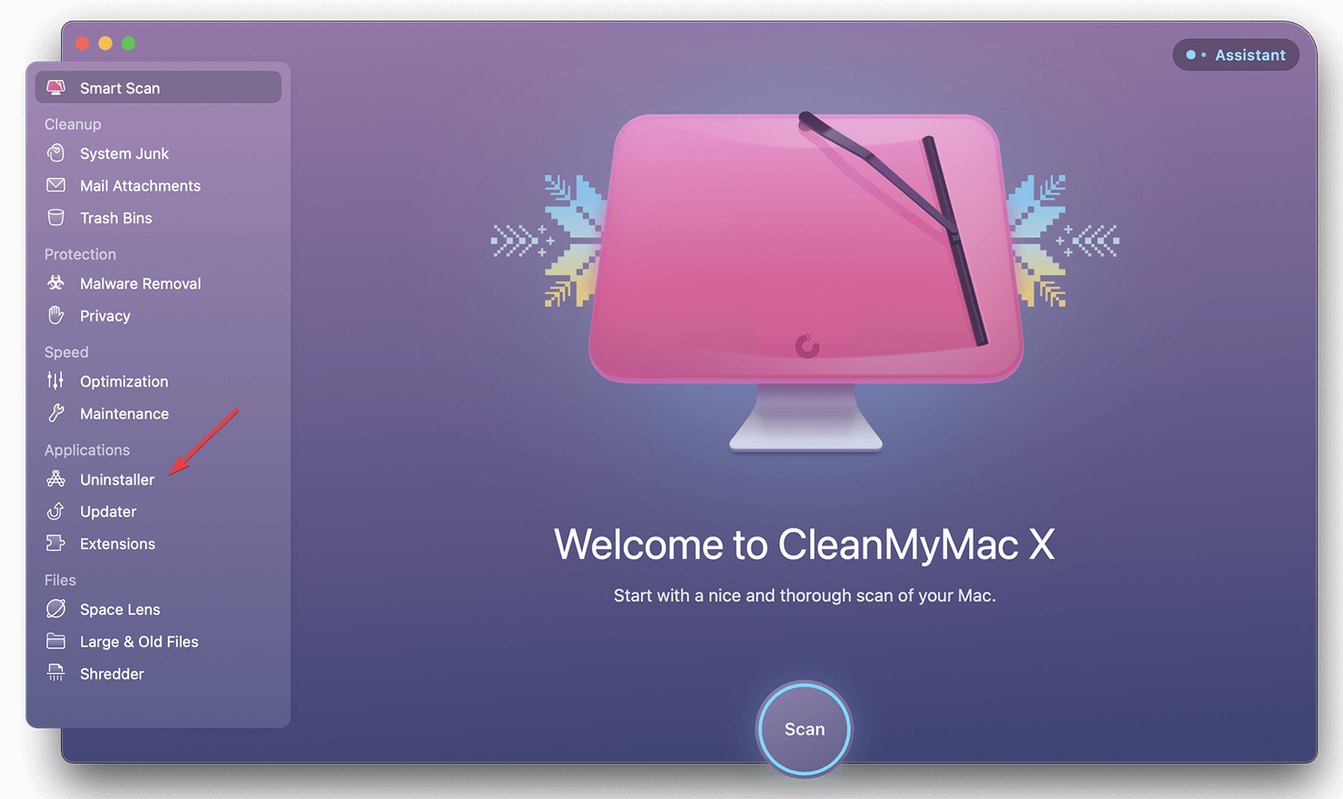 going uninstaller tab cleanmymac x
