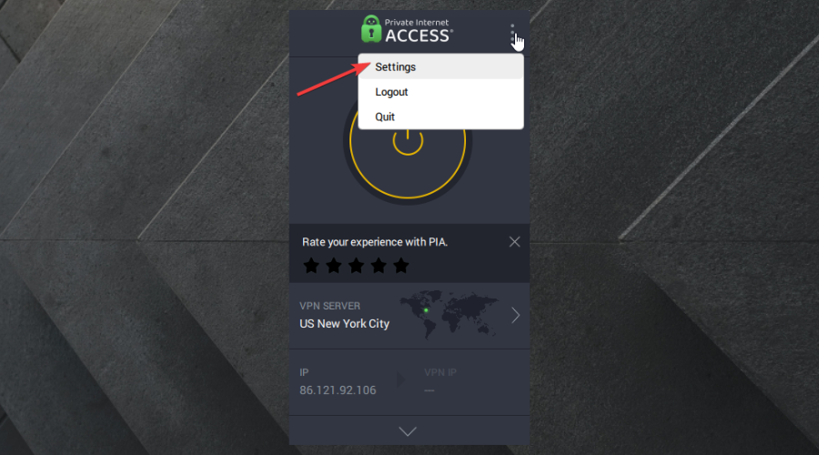 hide IP address when downloading