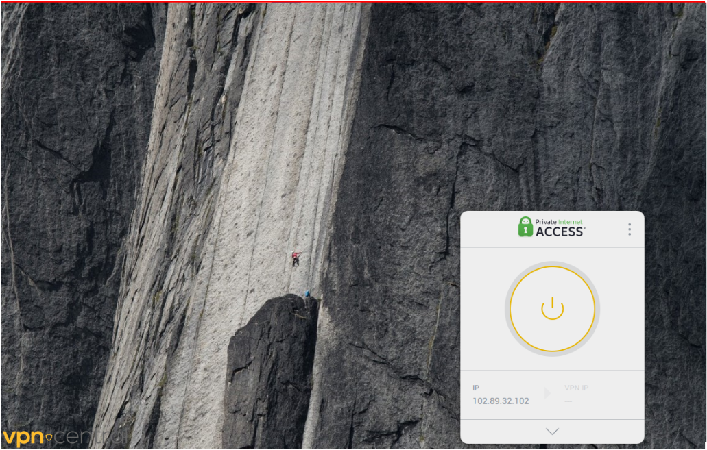 Open and Login PIA to Access Among Us