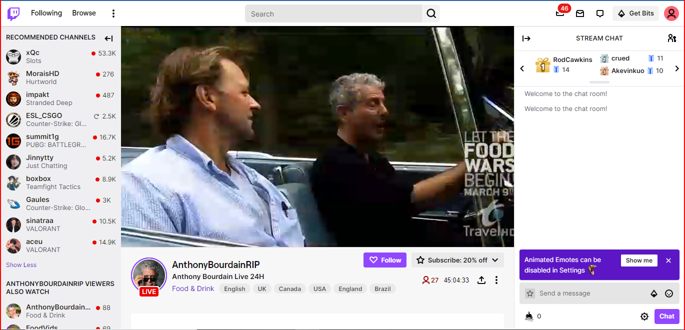 Open Twitch and Stream Ad Free