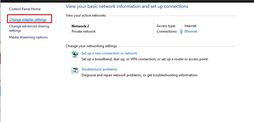 Change adapter settings to fix Escape of Tarkov high ping