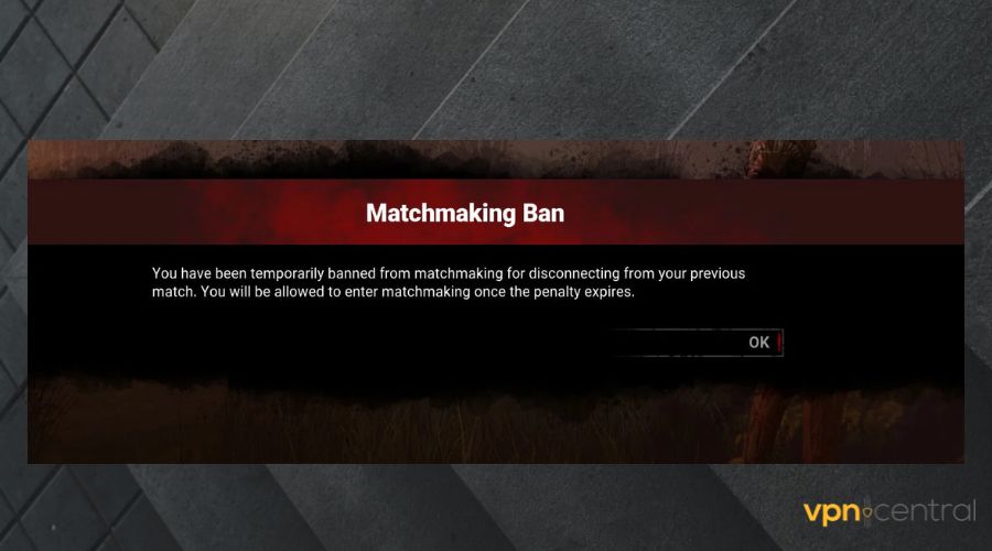 dead by daylight ban