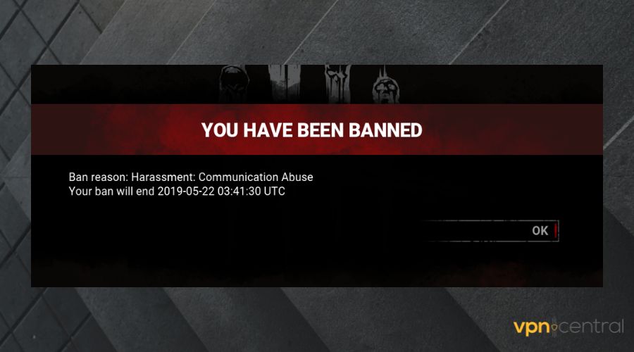dead by daylight ban