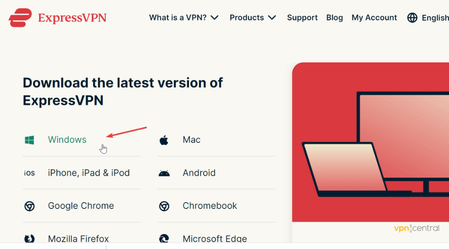 downloading expressvpn