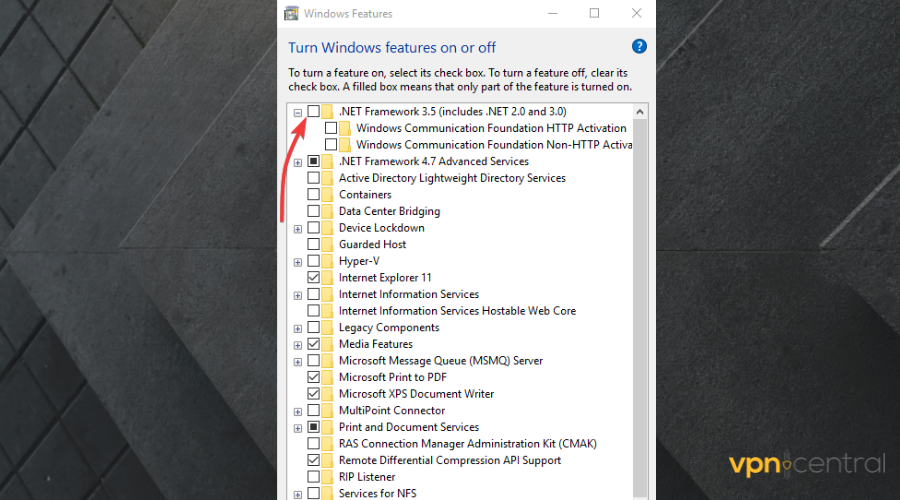 windows net framework
