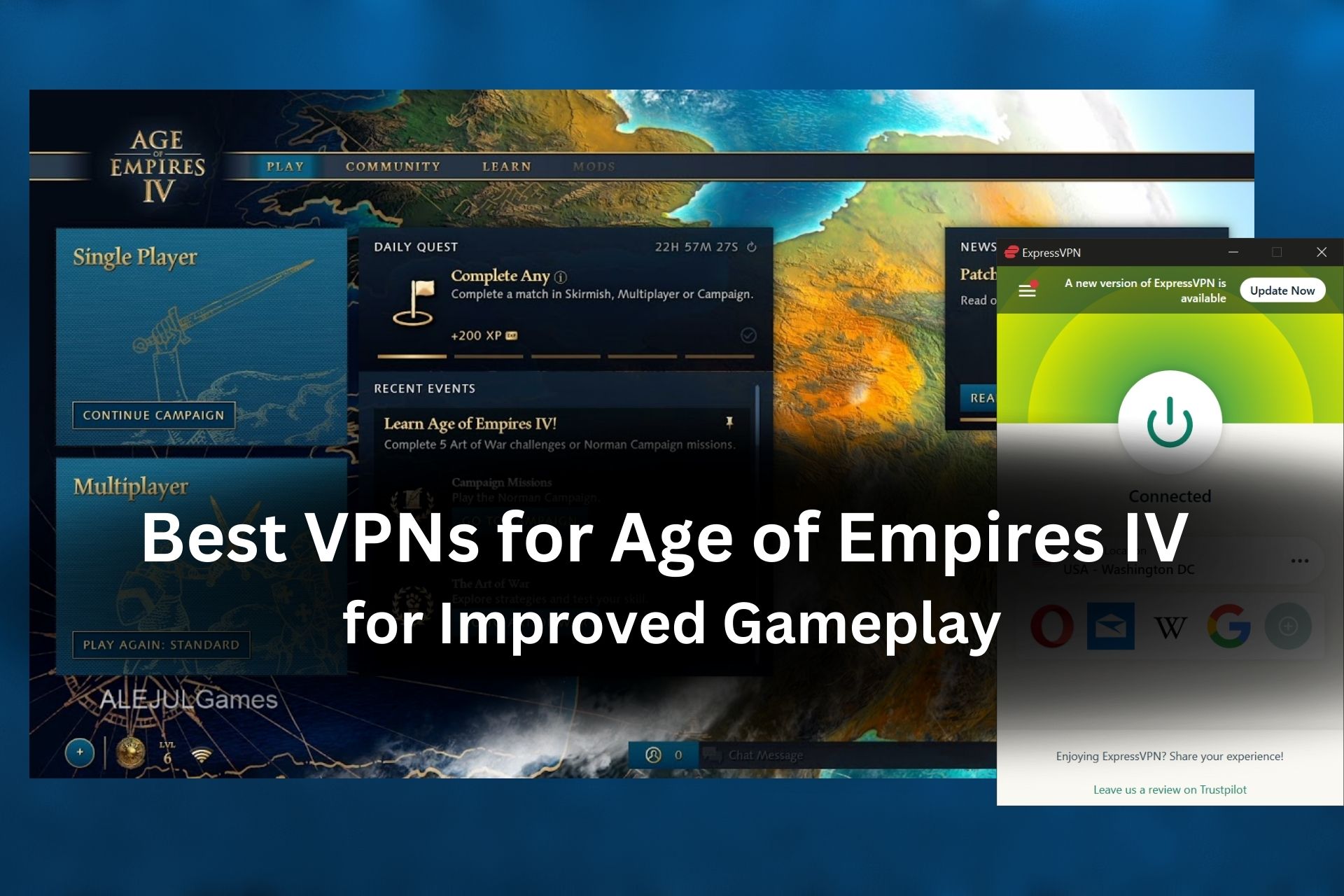 age of empires iv vpn
