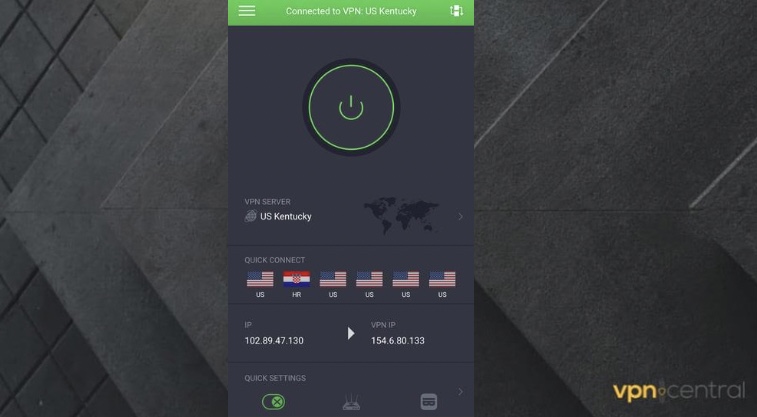 PIA Connection Interface