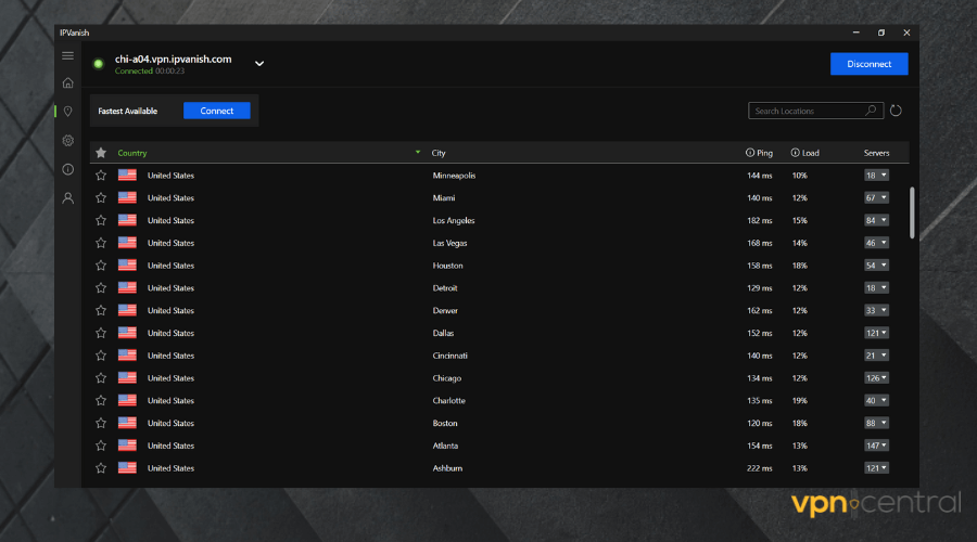 vpn with servers in all 50 states