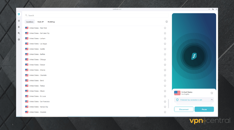 vpn with servers in all 50 states