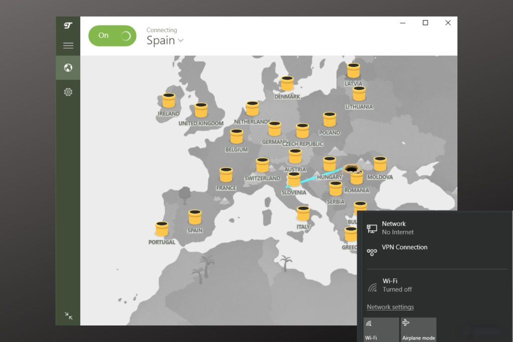 tunnelbear server locations europe