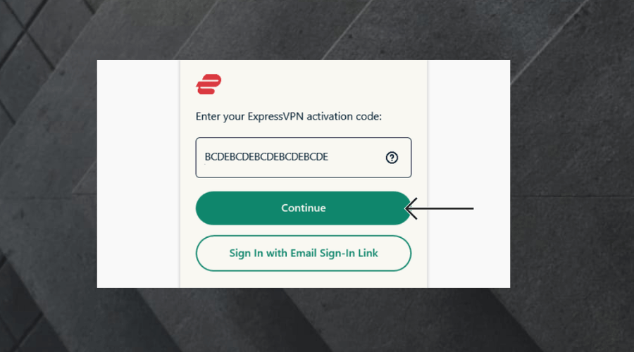 Login to ExpressVPN
