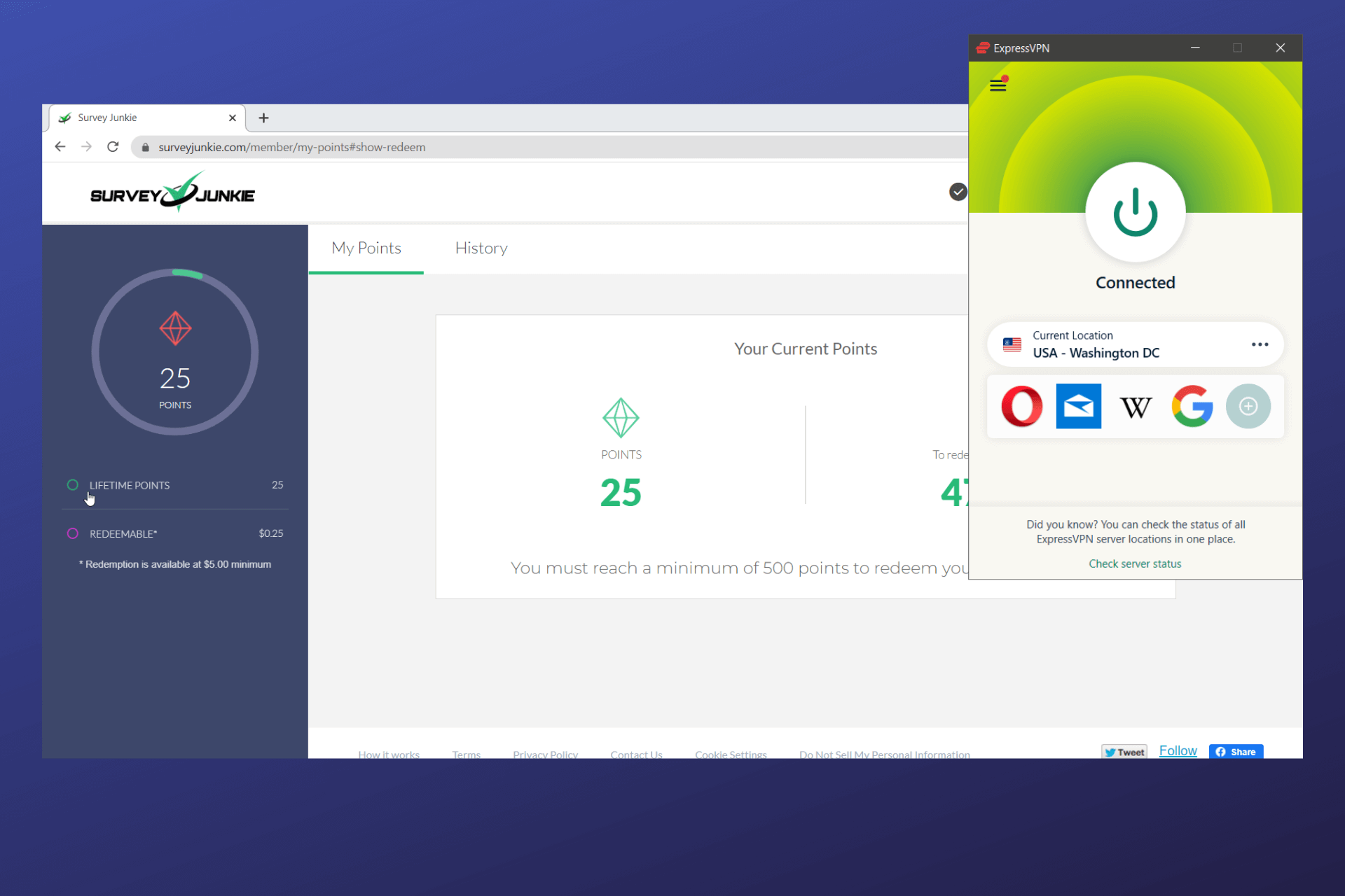 best vpn survey junkie