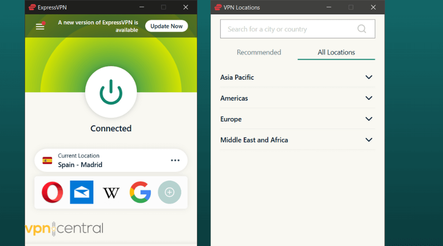 expressvpn spain to watch bein sports spain from india