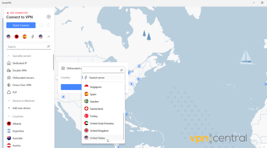 nordvpn servers