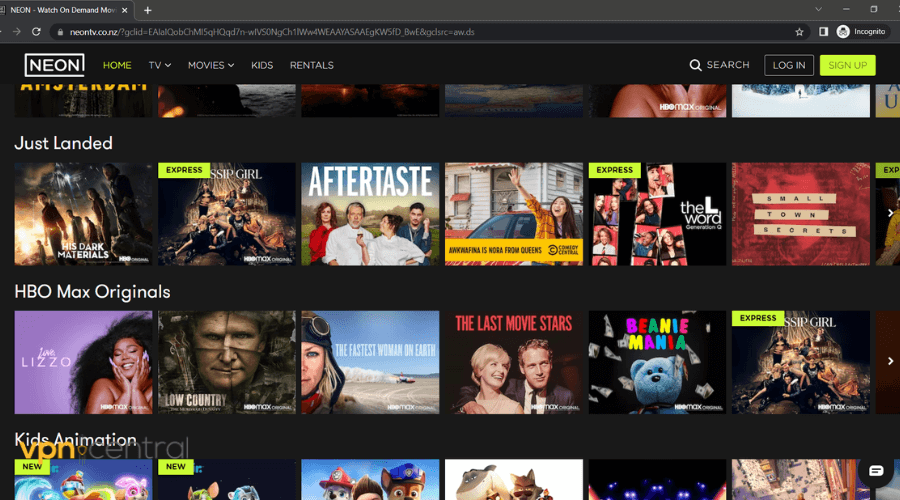 watch neon outside nz