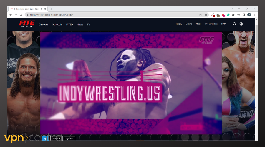 fix fite tv not avaialble in your territory