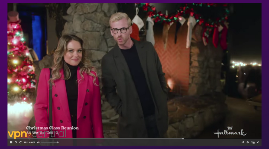 watch hallmark in europe 