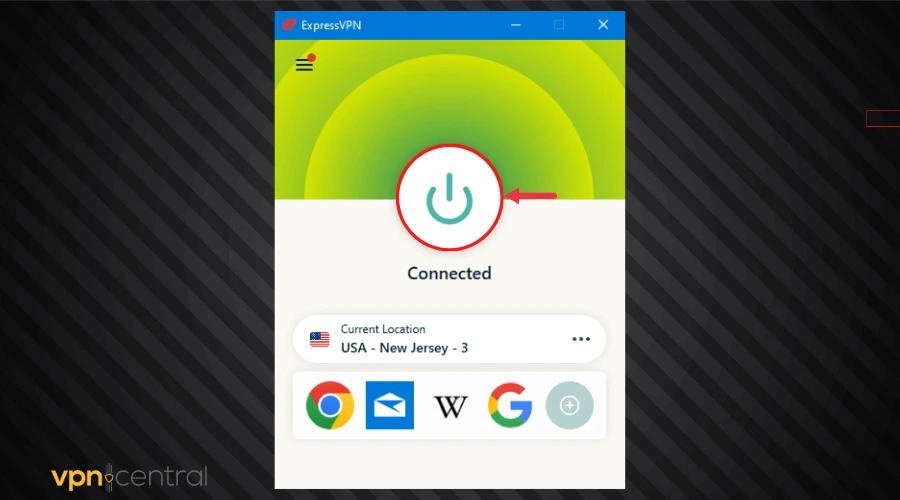 expressvpn connect to a server