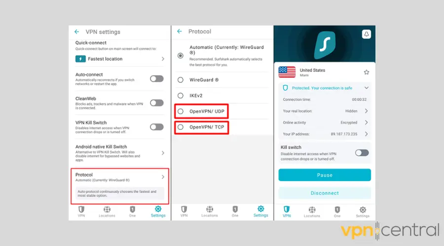 Surfshark for Android