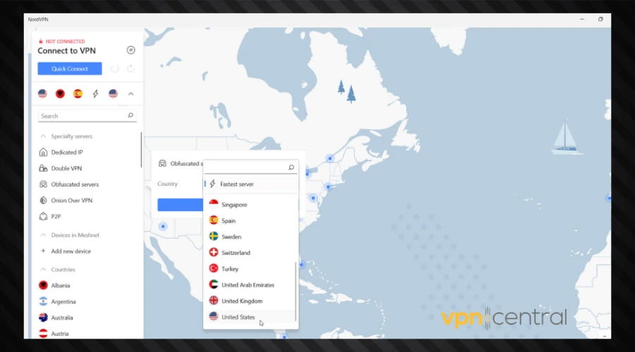 nordvpn servers