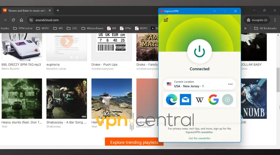 soundcloud unlocked with vpn