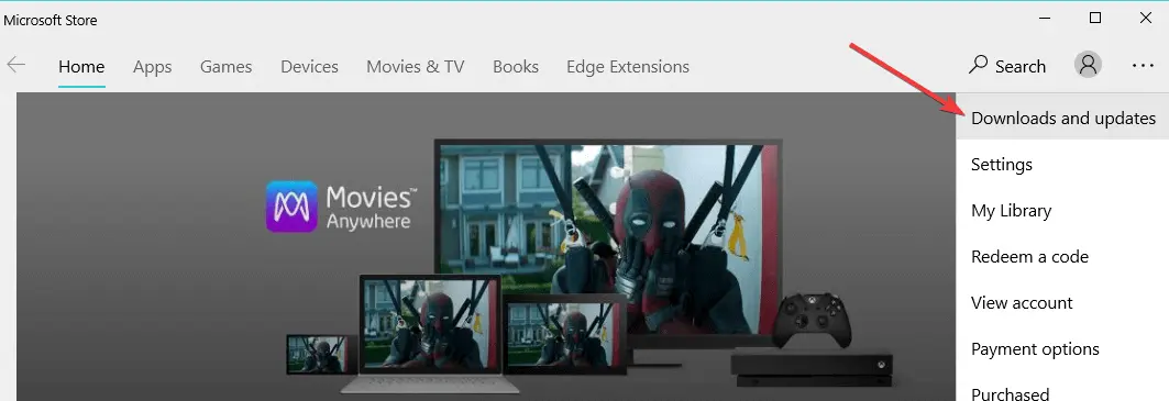 update microsoft store apps