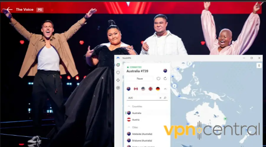 the voice australia in uk with vpn