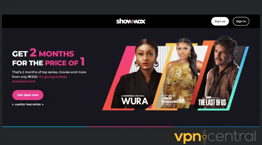 showmax working from unavailable countries 