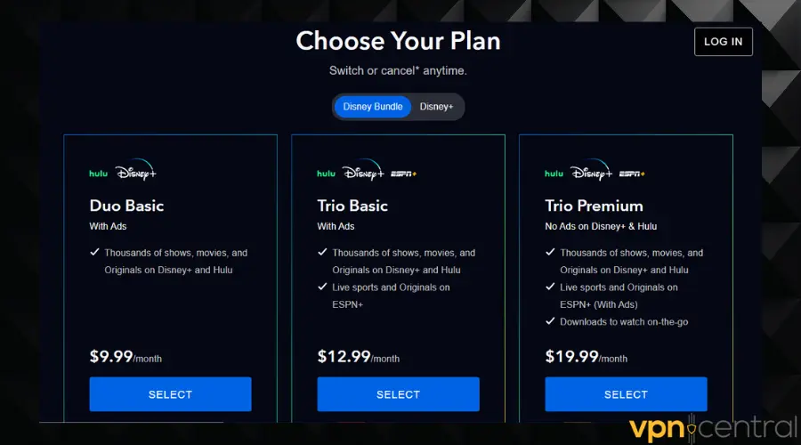 disney plus subscription plans