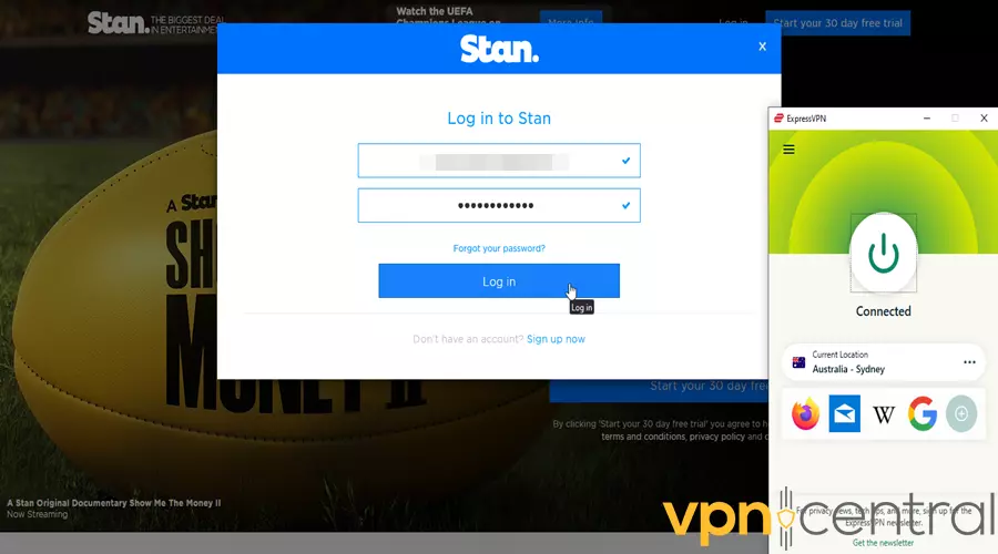 Stan working with ExpressVPN