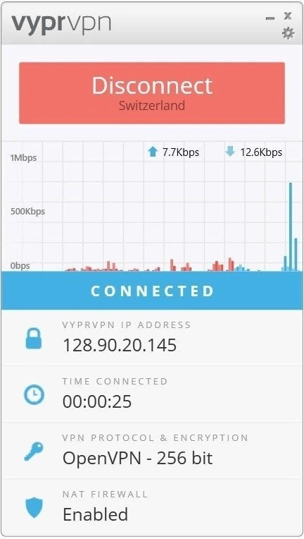 vyprvpn connected