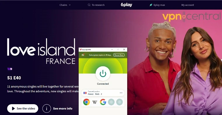 Love Island France ExpressVPN
