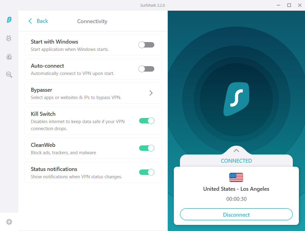 surfshark screenshot