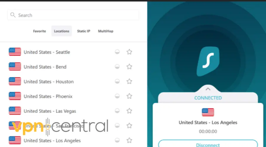 Surfshark united states servers