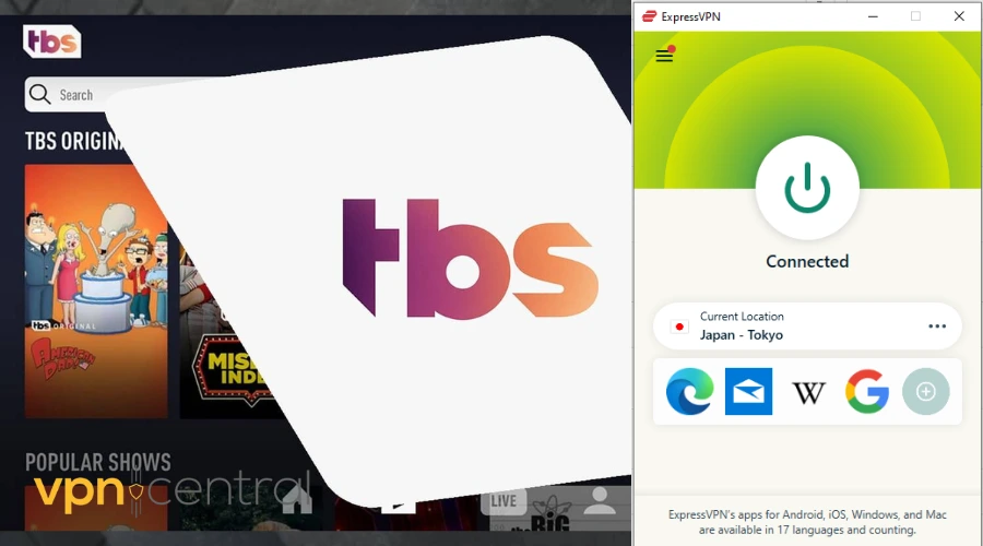 expressvpn app interface