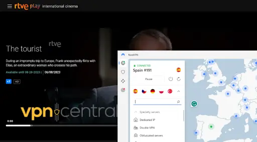 NordVPN and Spanish TV