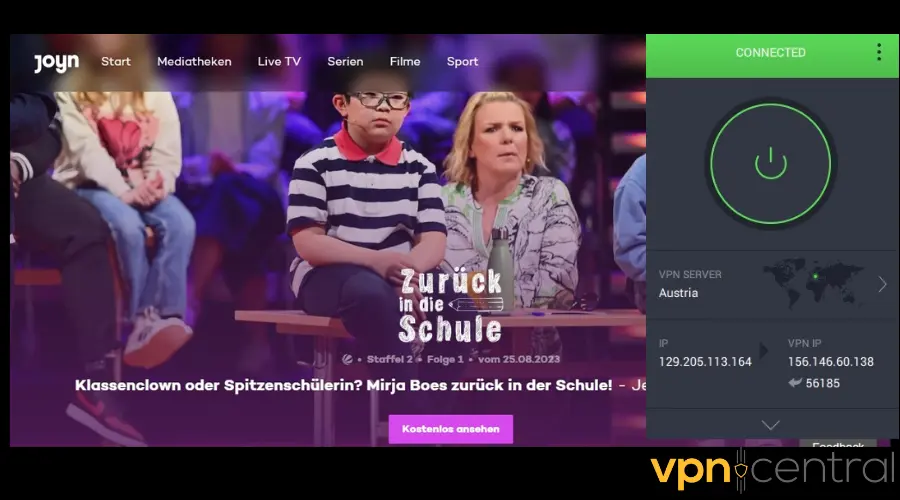 pia unlocking austrian tv