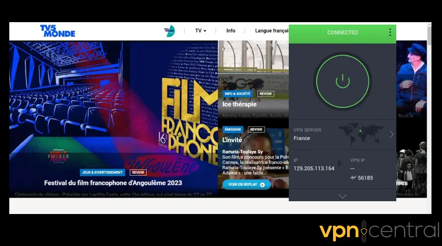 pia unblocking french tv