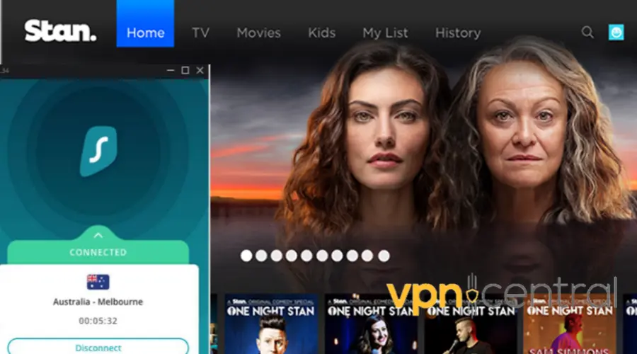 surfshark unlocking australian tv