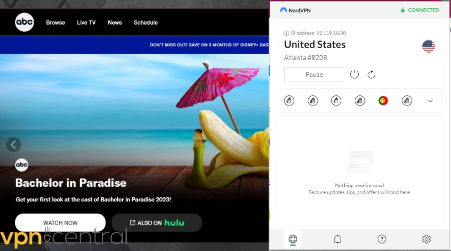 ABC TV Channel USA Connected To USA Server