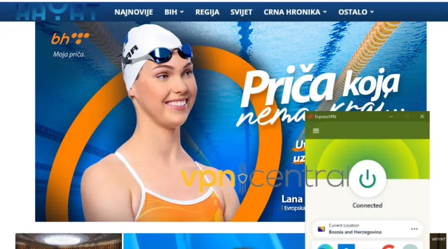 expressvpn unlocking bosnian tv